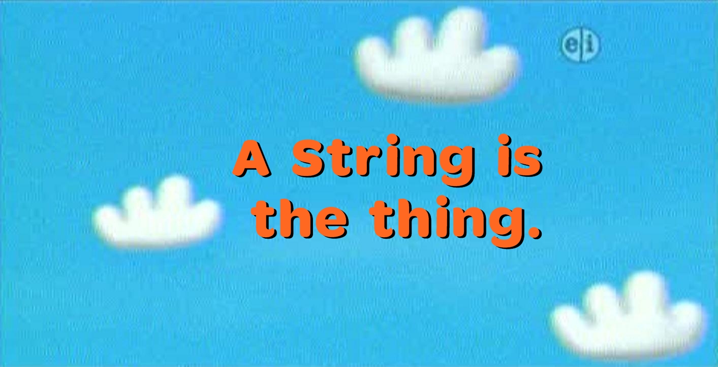 D.T. Burns A String Is The Thing.