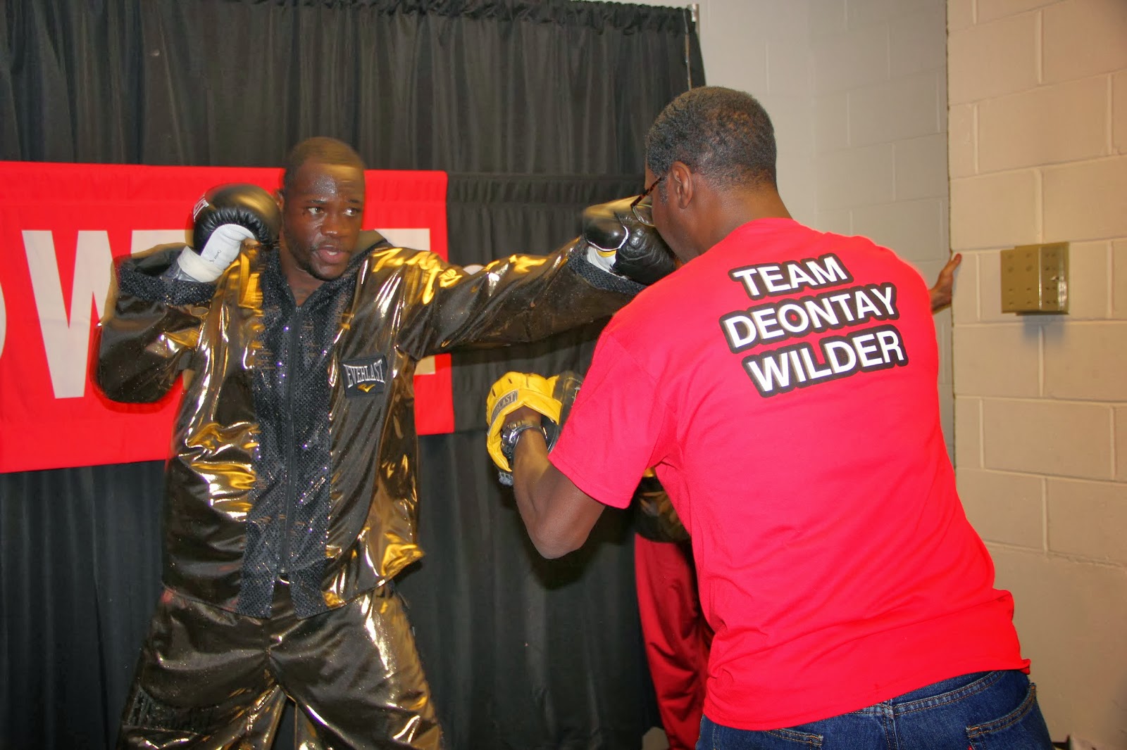 Deontay Wilder "The Bronze Bomber" In the locker room before the fight