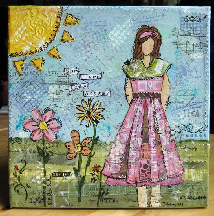 One Good Thing She Art canvas 4