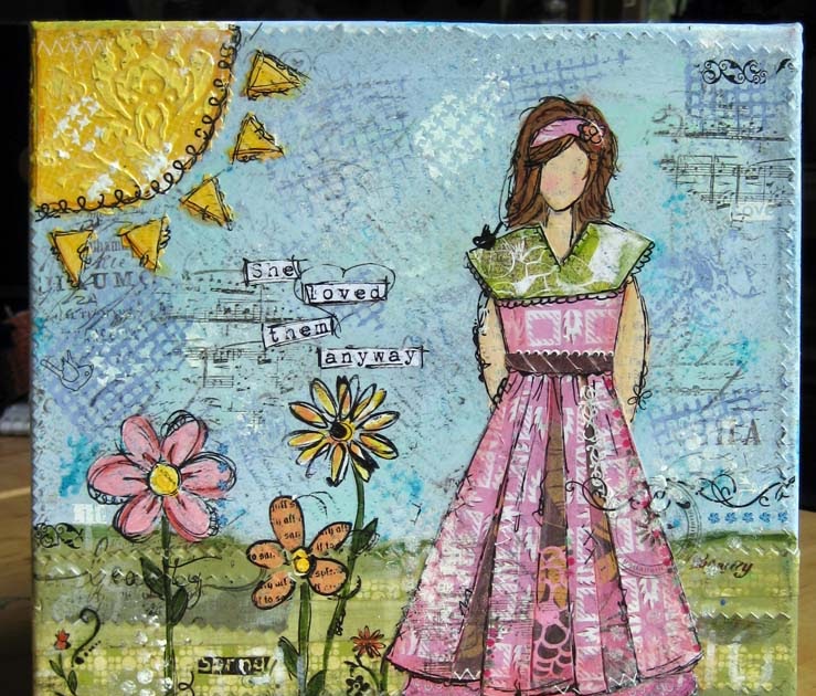 One Good Thing She Art canvas 4