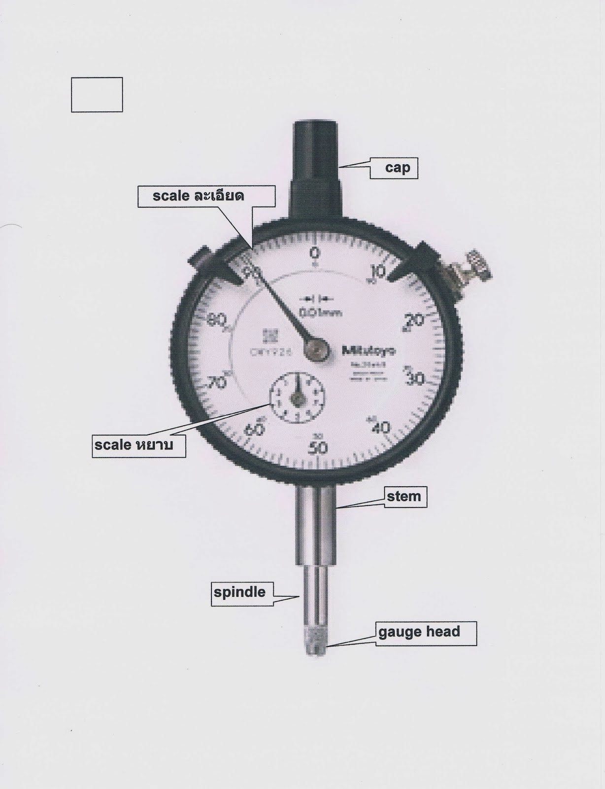 Napt Biz Ltd., Part. การใช้งาน Dial Gauge