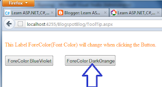 Label ForeColor(Text,Font) Set or Change Programmatically