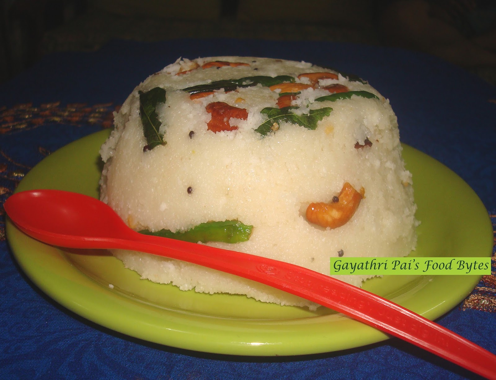 Gayathri Pai's Food Bytes Bombay Rava Upma.