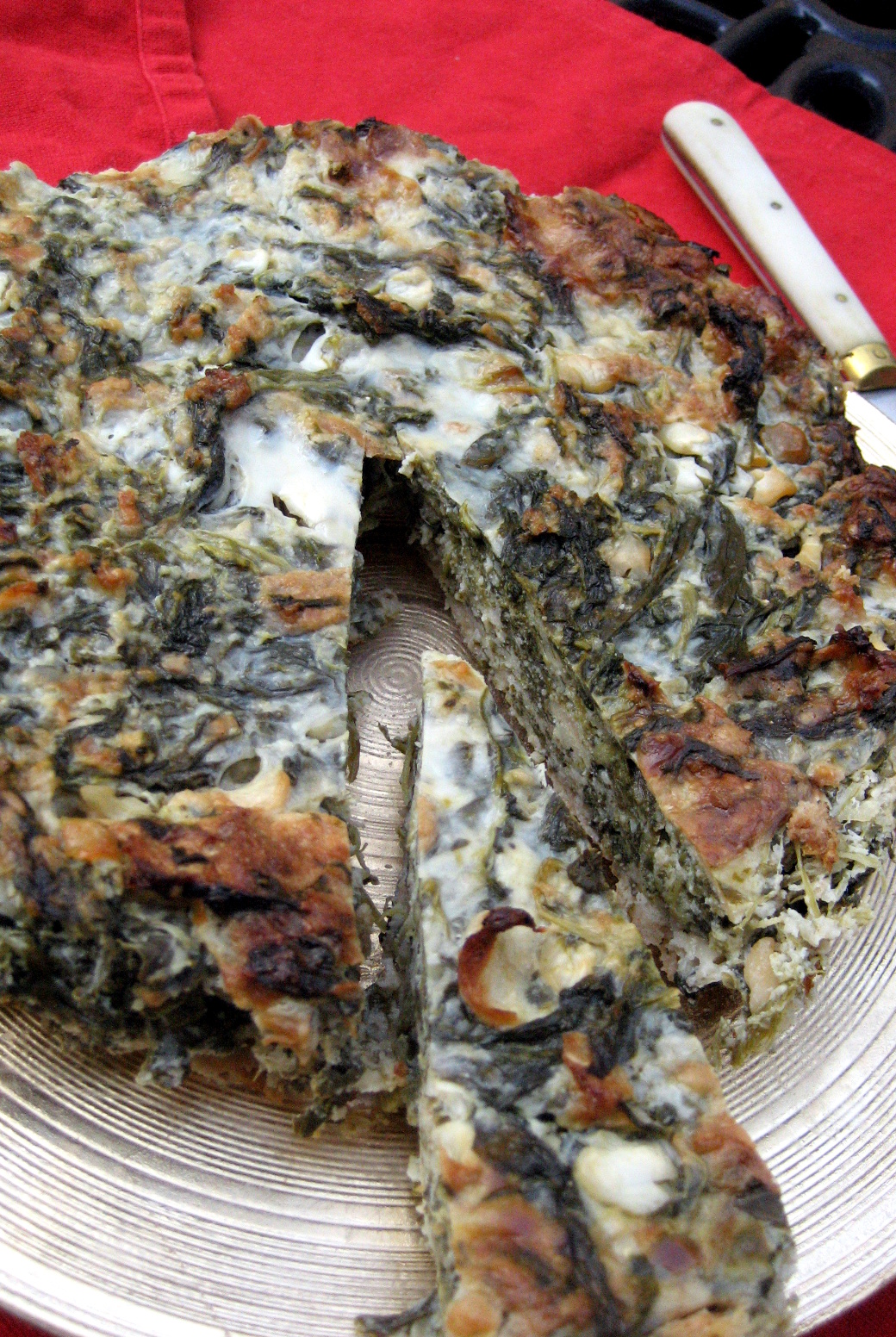 PEBBLE SOUP Spinach Pie Olga