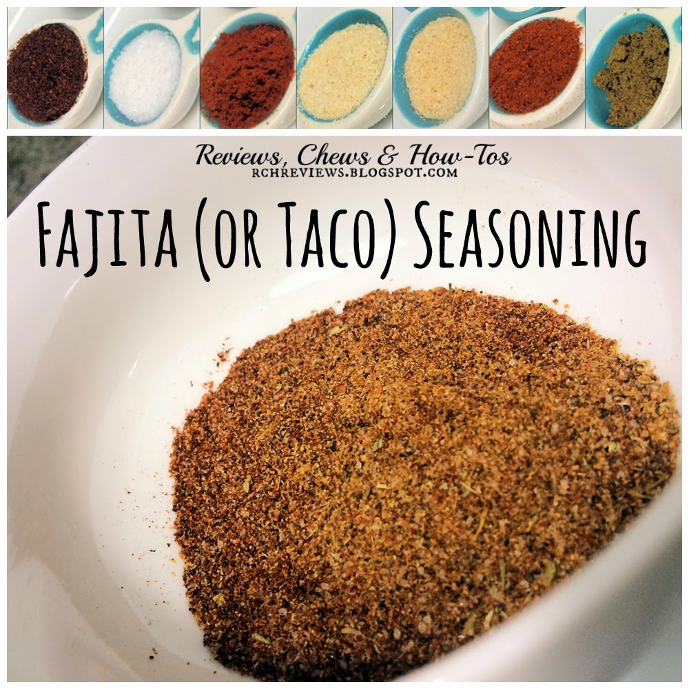 Reviews, Chews & HowTos Kitchen DIY Fajita, Cajun & Steak Seasoning