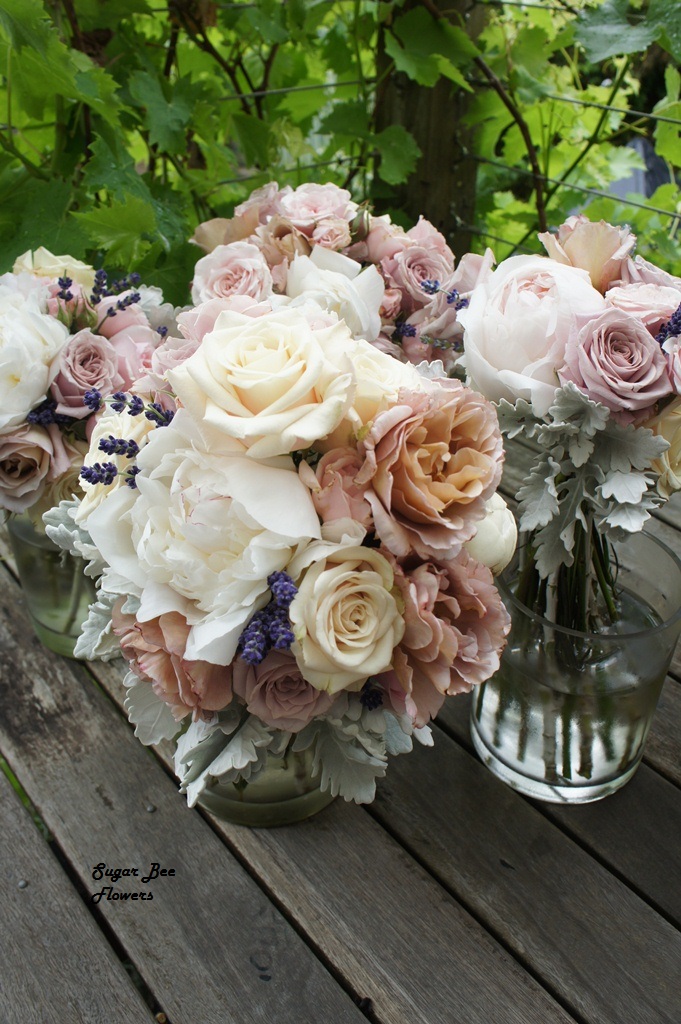 Sugar Bee Flowers Vintage wedding flowers at Quat Quatta