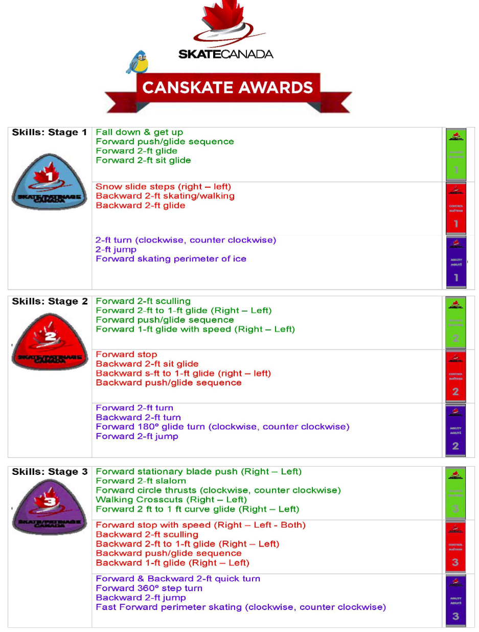 CANskate Ribbons & Badges