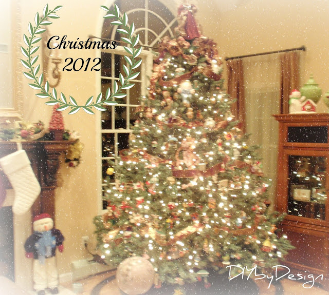 Canning lids tree DIY by Design: Our Christmas Tree 2012