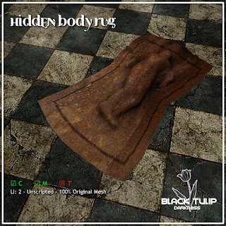 Hidden body rug