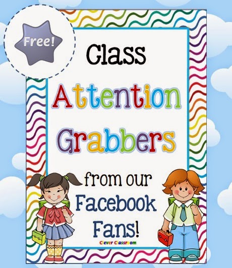 FREE Class Attention Grabbers from our Facebook Fans  FREE Class Attention Grabbers from our Facebook Fans