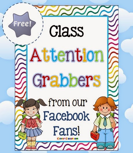 FREE Class Attention Grabbers from our Facebook Fans 