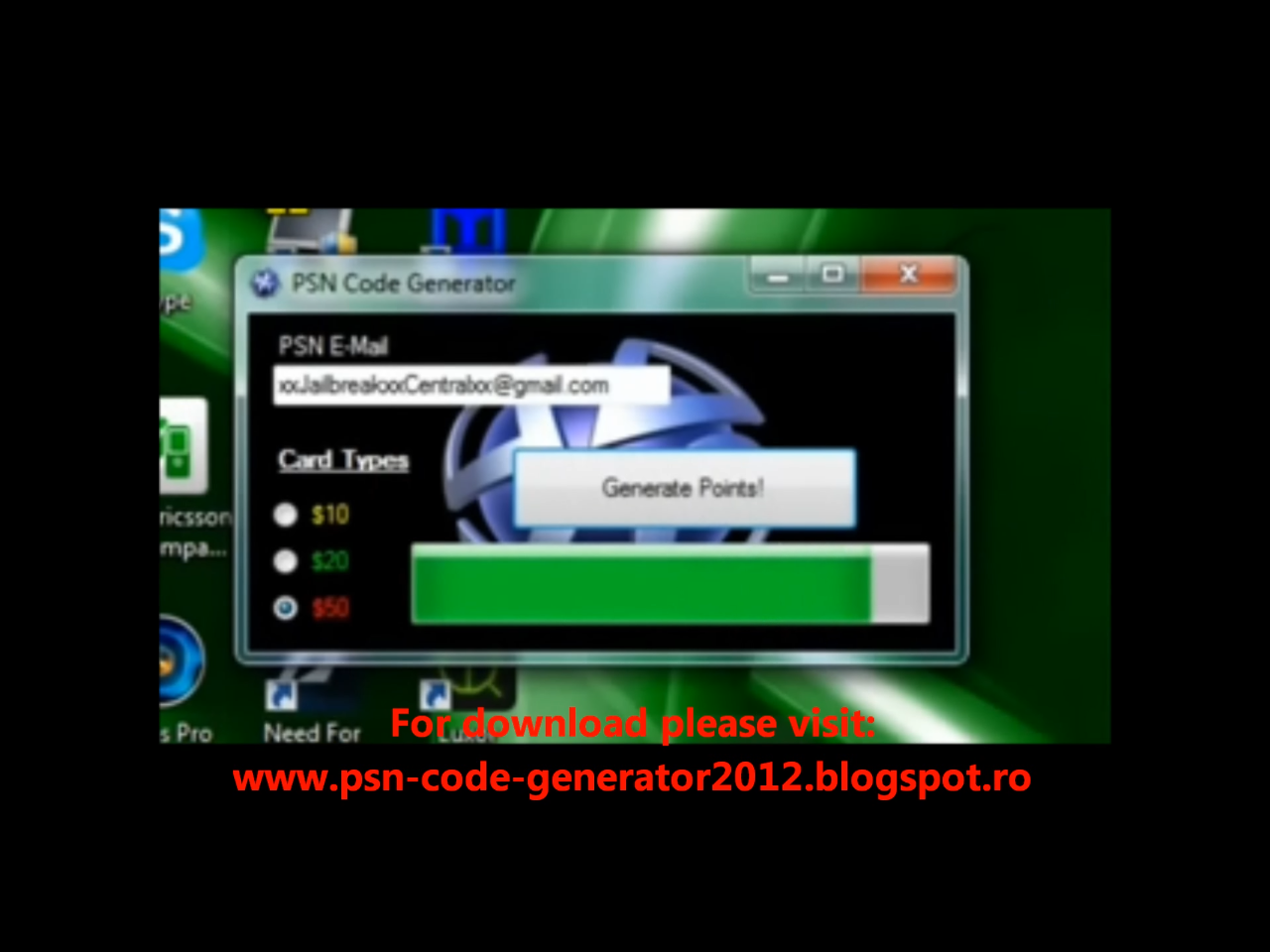 Psn Code Generator