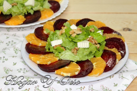 Ensalada De Remolacha Con Naranja Y Lechuga
