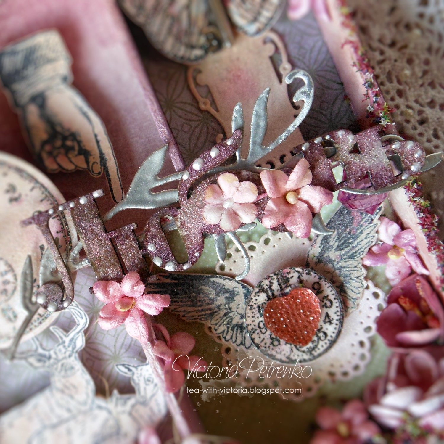 За чашкой чая ВидеоМК Шедоубокс для БумагаМарака / Mixed media