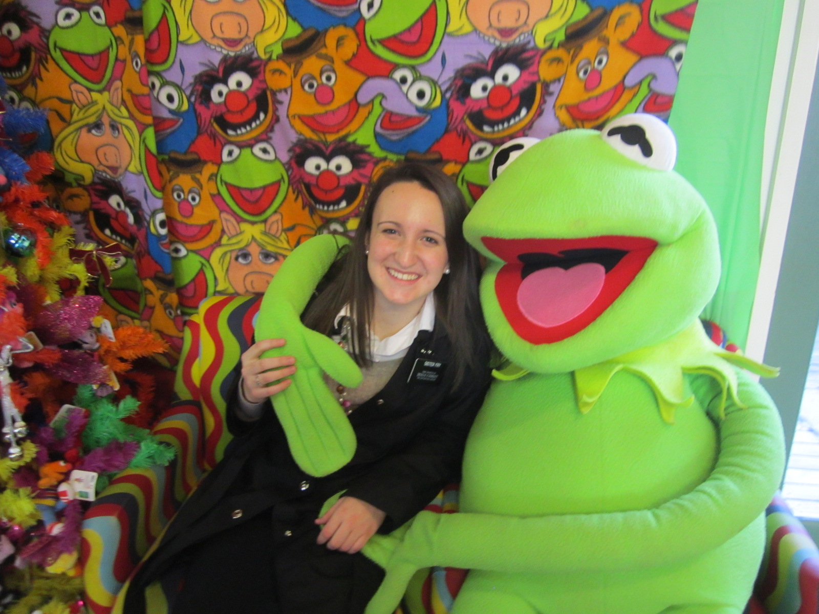 Meeting Kermit the Frog