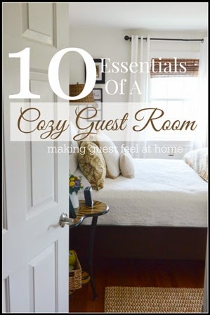 CREATE A COZY GUEST ROOM