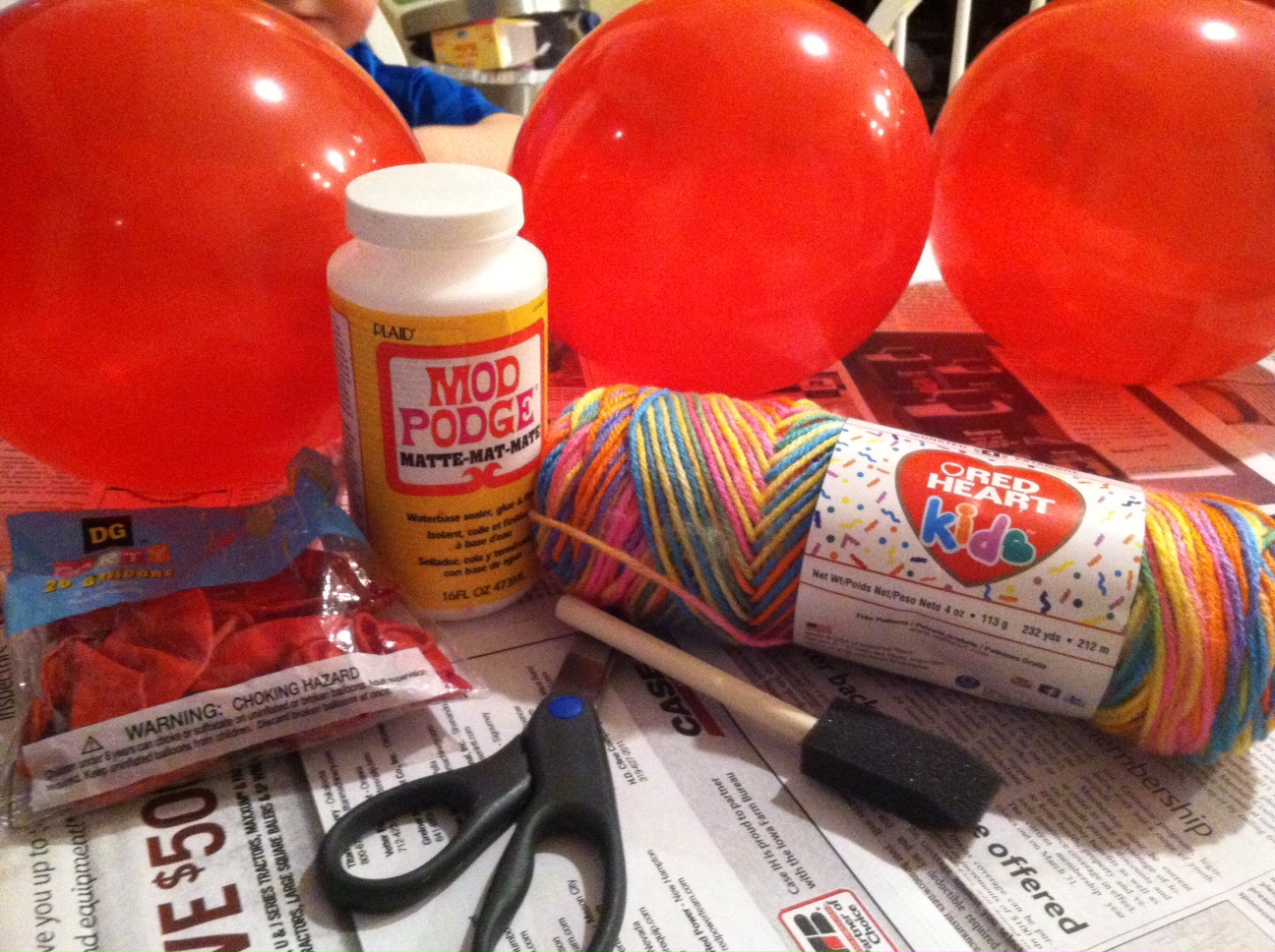 Testing Trendy....1, 2, 3 Yarn Balls