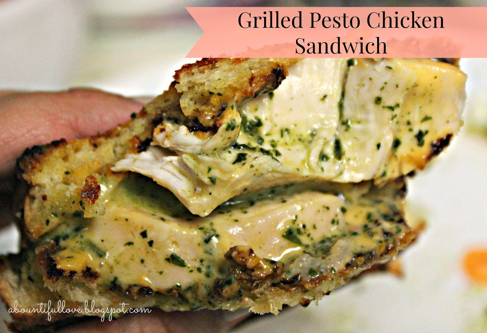 Grilled Pesto Chicken Sandwich A Bountiful Love