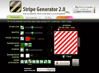 Онлайн-генератор для создания узоров Stripe Generator