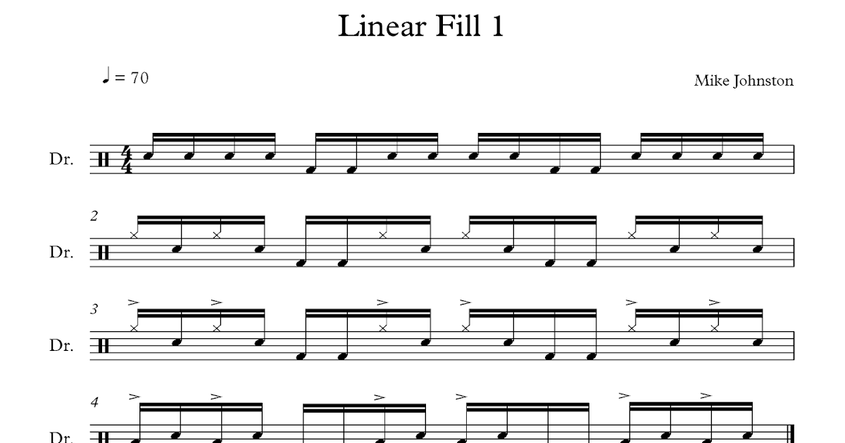 Mike Johnston Linear Drumming Pdf Free 12