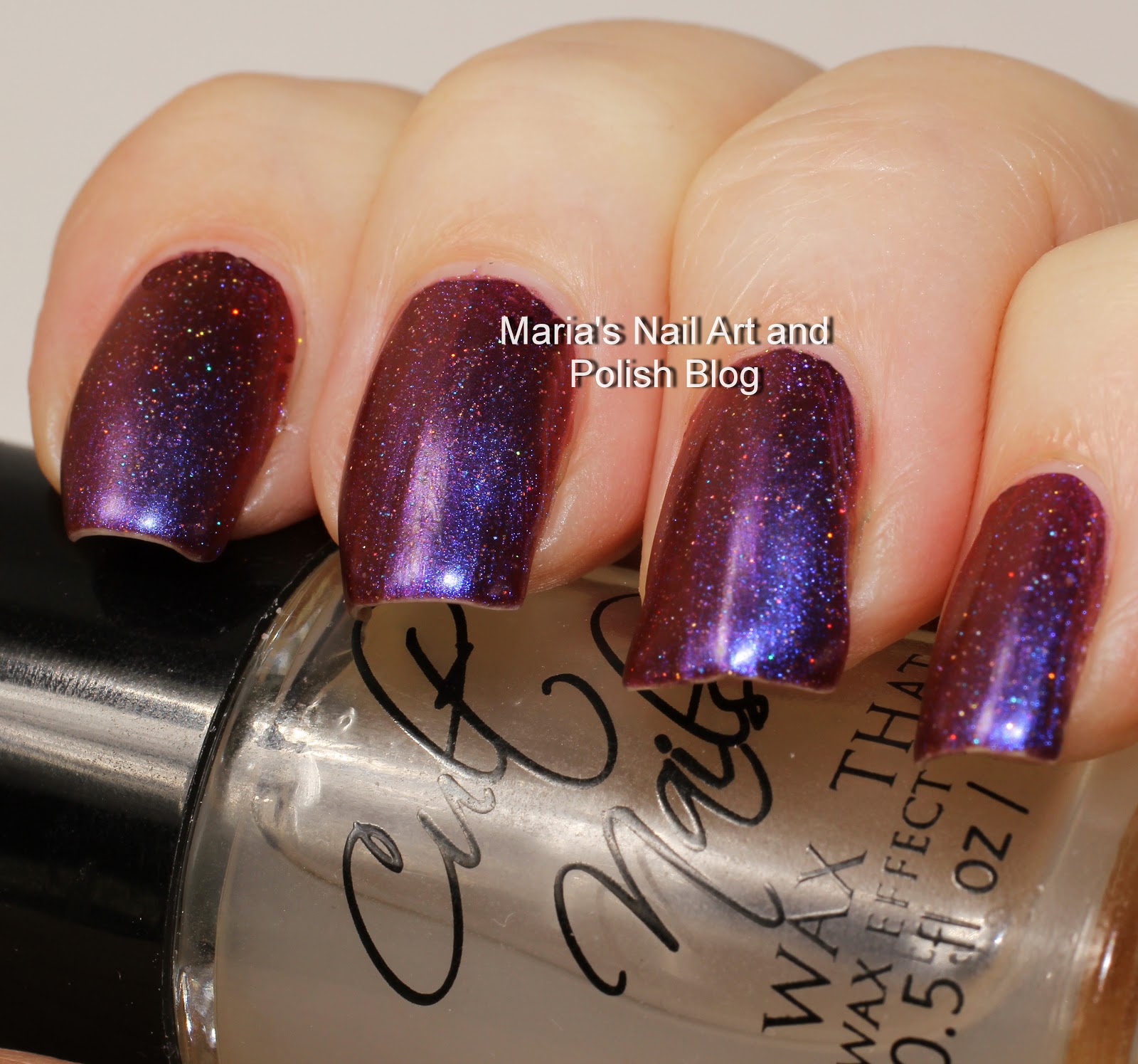 Marias Nail Art and Polish Blog Cult Wax That top coat over 6