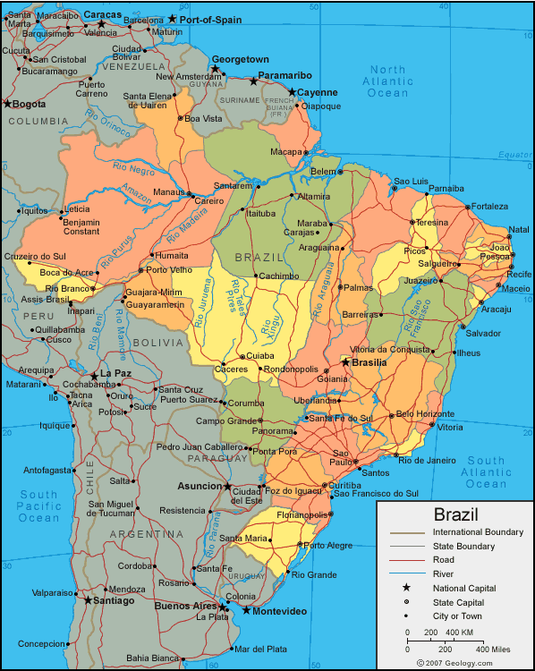 Mapas do Brasil - Geografia Total™