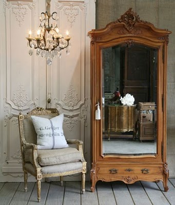 nothing like a gorgeous armoire next to a fabulous french chairlittlefrenchgardenspot - French Decor nothing like a gorgeous armoire next to a fabulous french chairlittlefrenchgardenspot - French Decor