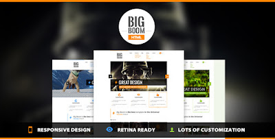 BigBoom - Clean & Powerful HTML/CSS Template respotive template