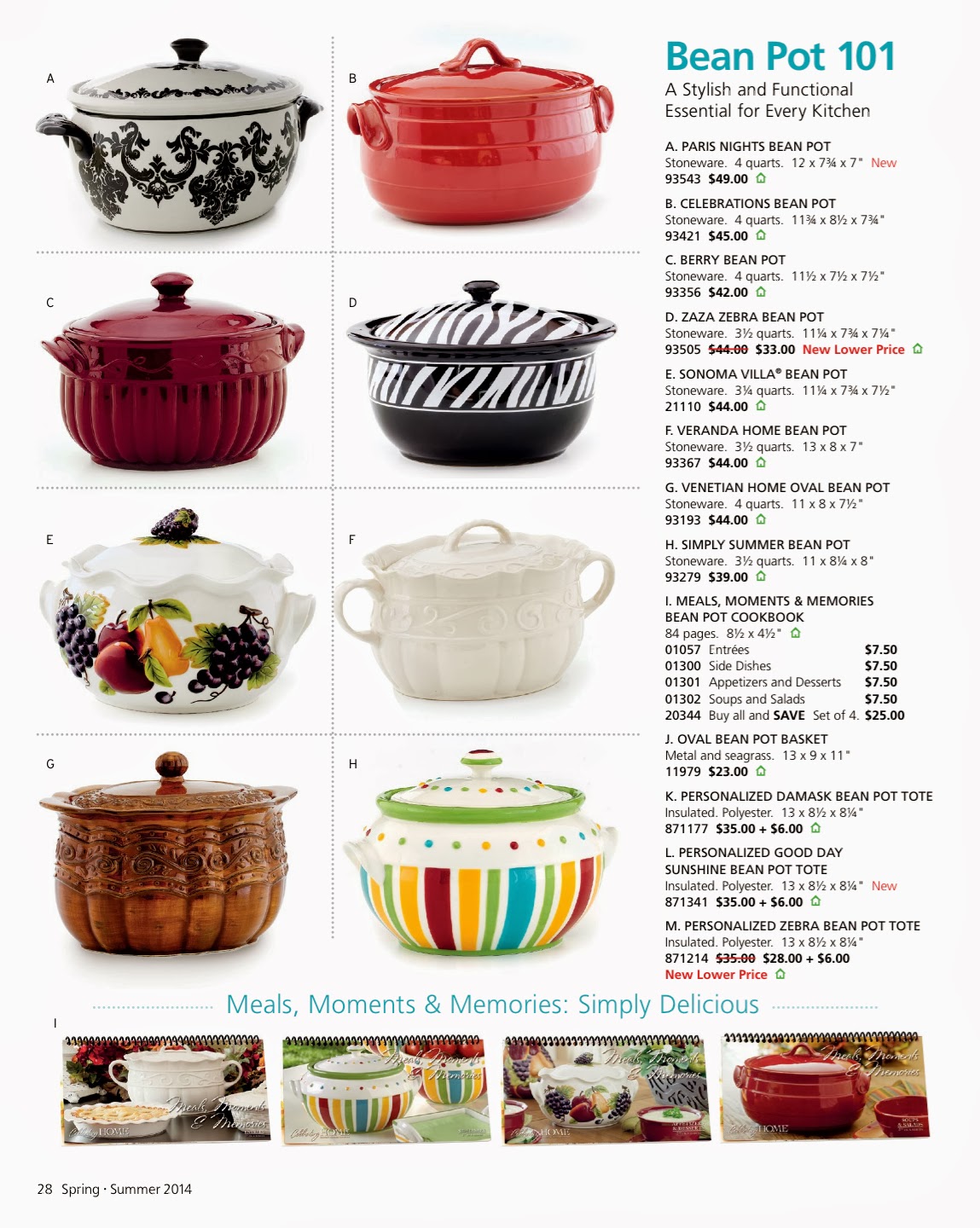 Celebrating Home Bean Pot's Stone ware from Celebrating Home