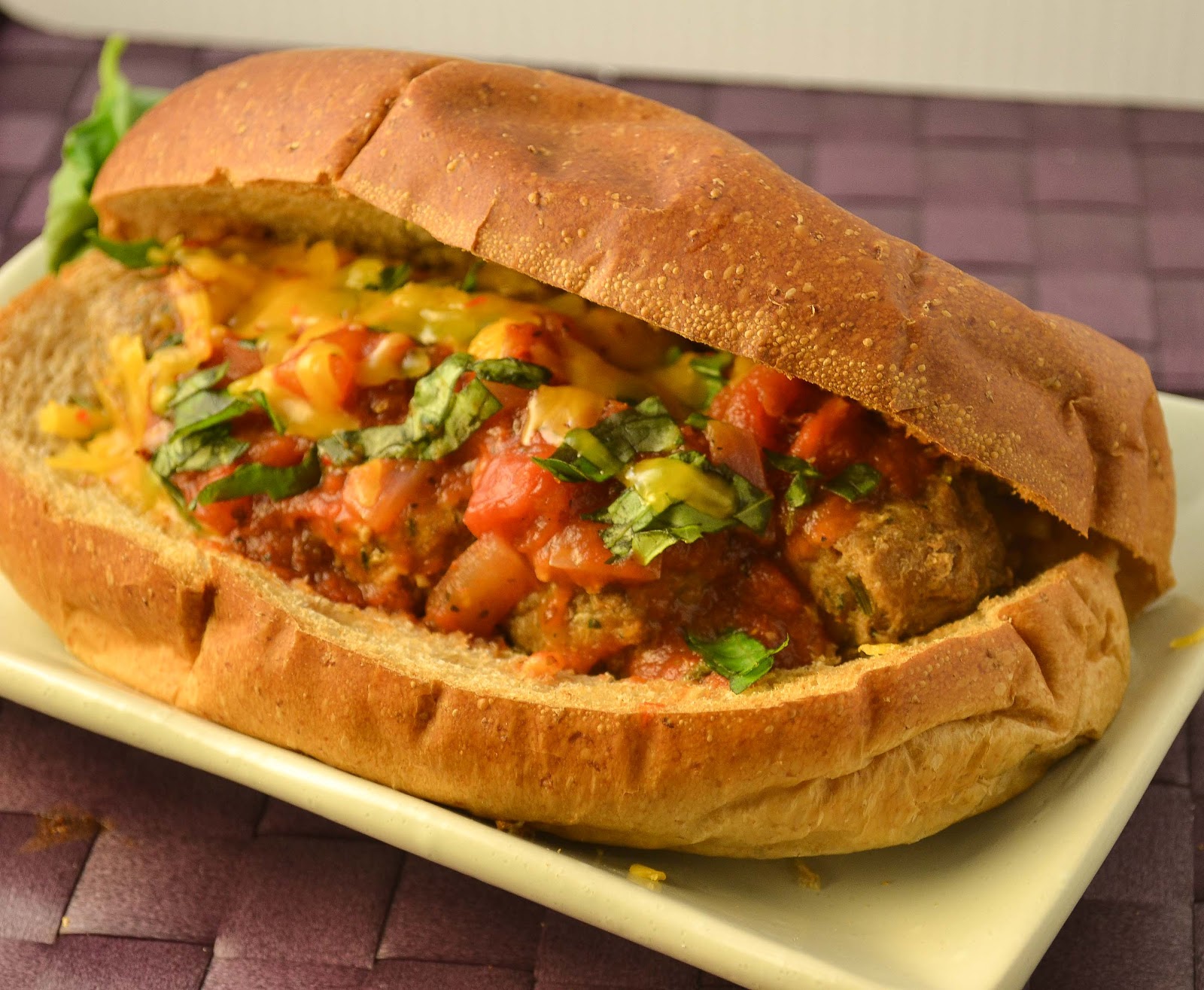 Oishii Treats Spicy Vegetarian "Meatball" Subs