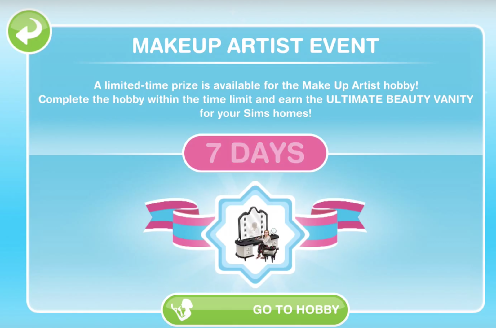 Sims Freeplay Make Up Artist Hobby Glitz And Glam ...