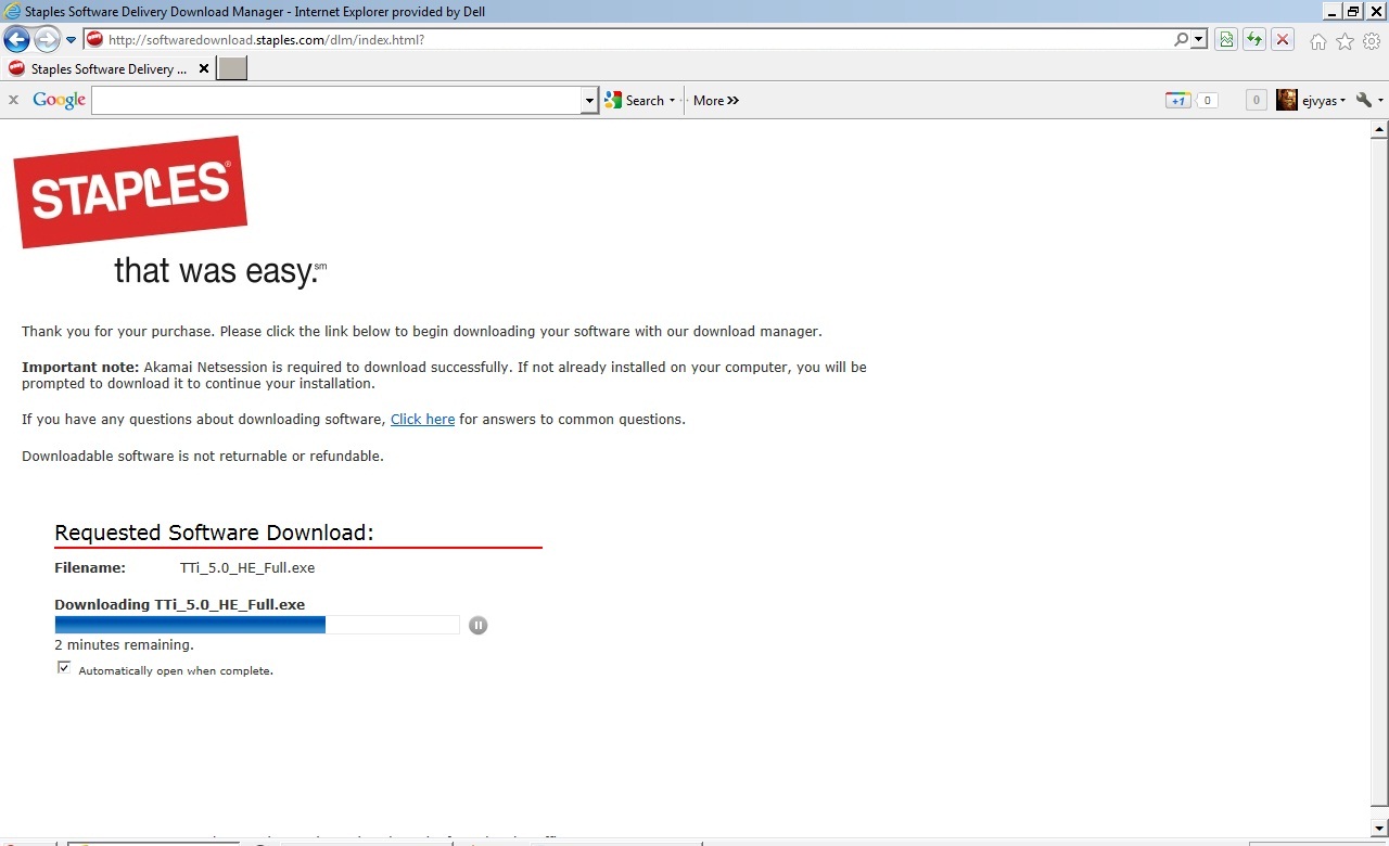 Tryst with Technology Staples Software Delivery