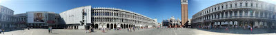 panorama st marks square, venice italy