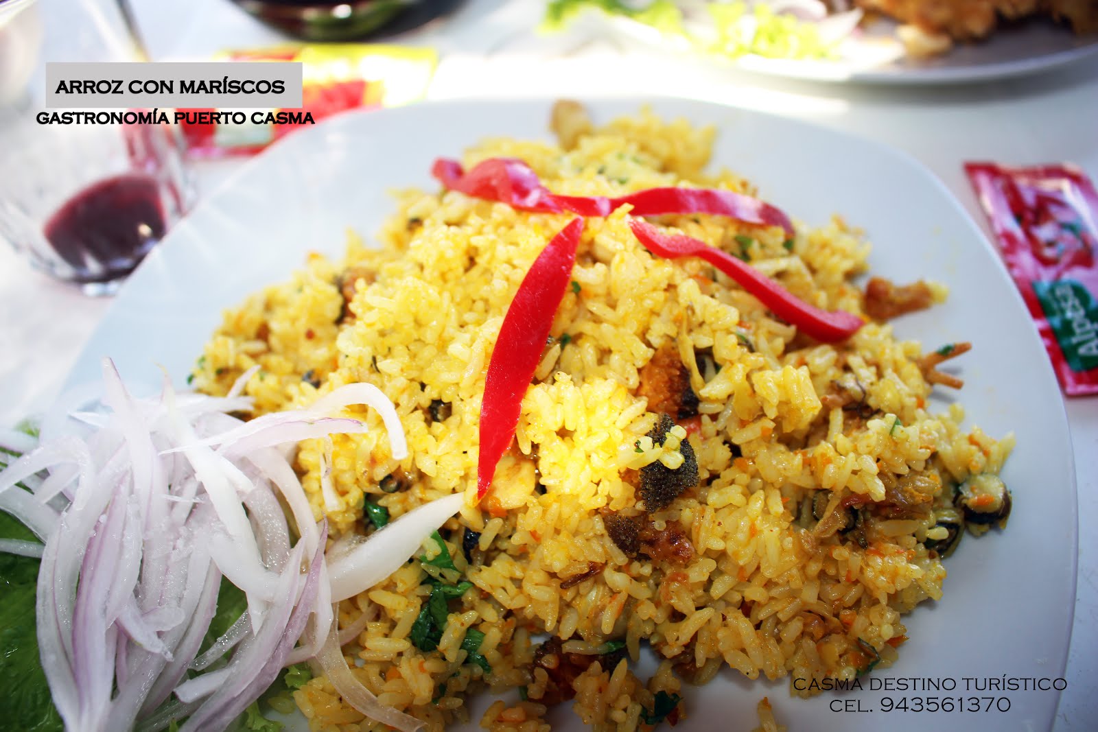 Arroz con Mariscos en el Puerto Casma