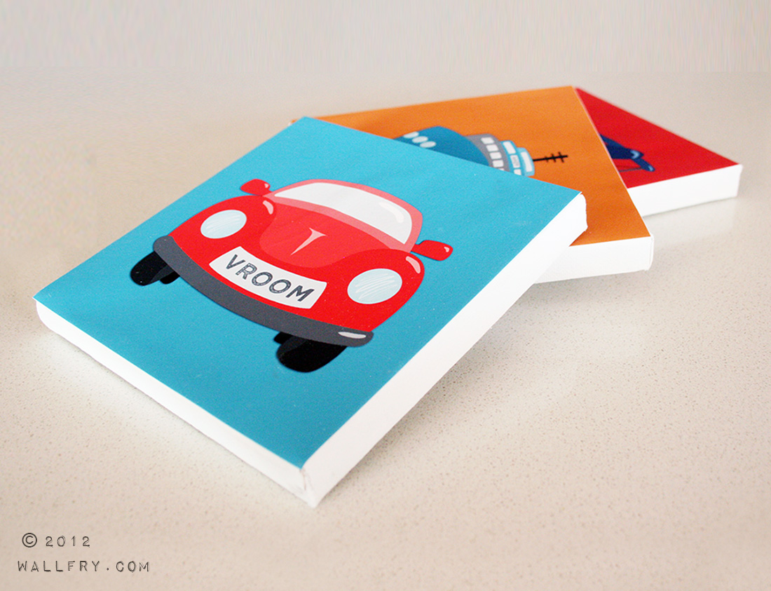 WallFry Wall Art for Small Fry Mount your pictures on canvas DIY