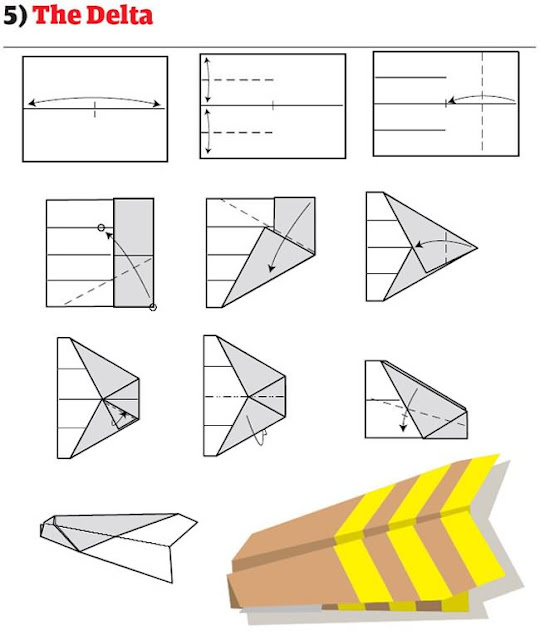 12 Cara Buat Kapal Terbang Kertas Yang Menarik
