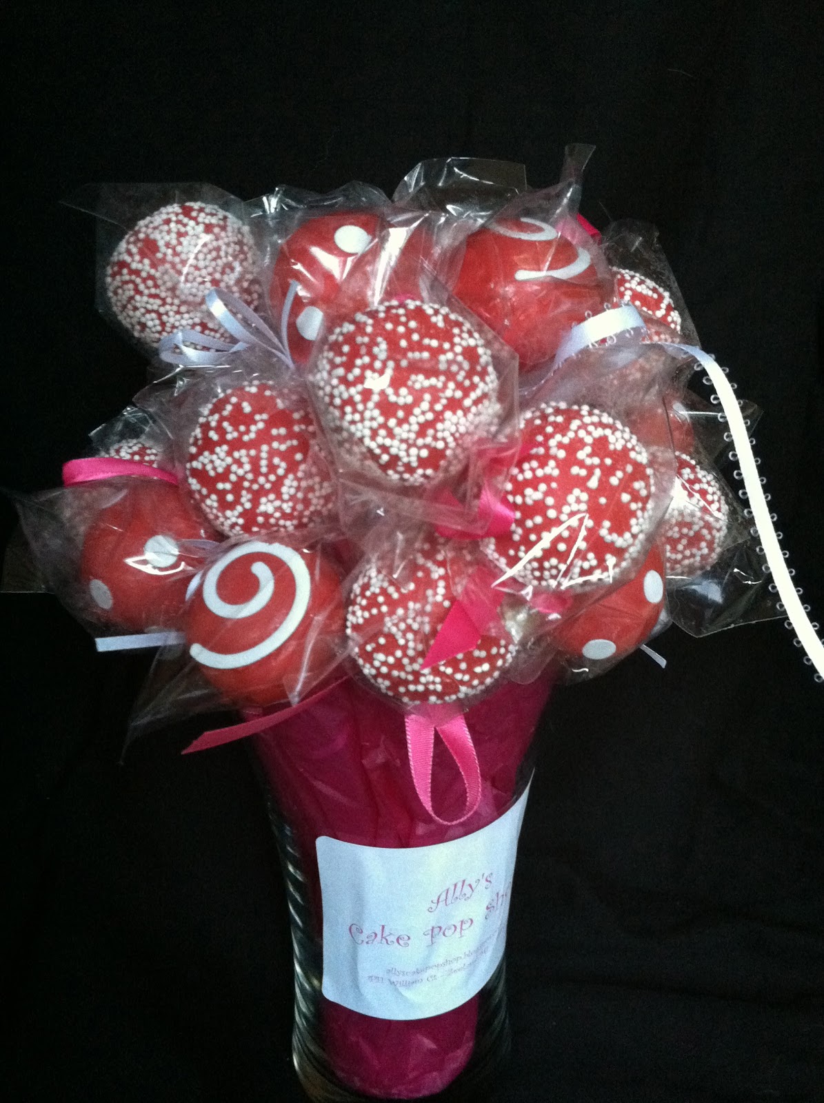 Ally's Cake Pop Shop! Pink Bouquet