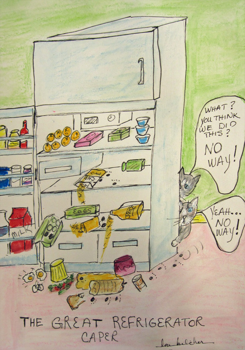 HH and the Boys The Great Refrigerator Caper starring Knuckles and Bugsy