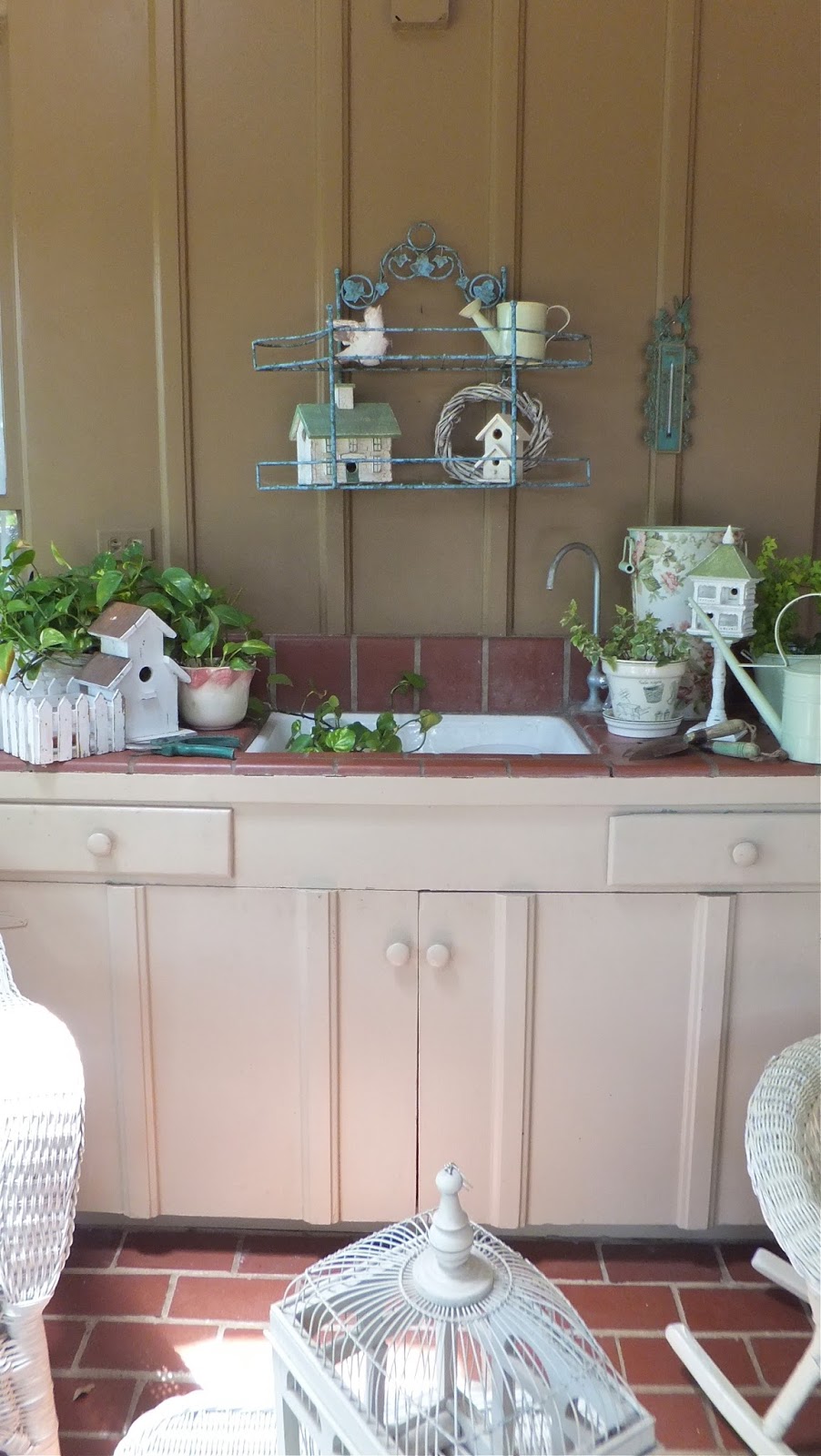 Ash Tree Cottage Decorating A New Potting Bench