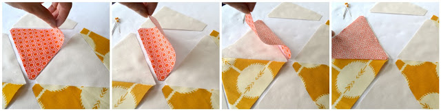 sewing equilateral triangles tutorial