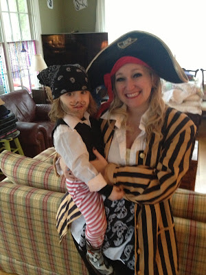 Mom and Toddler Pirate Costume
