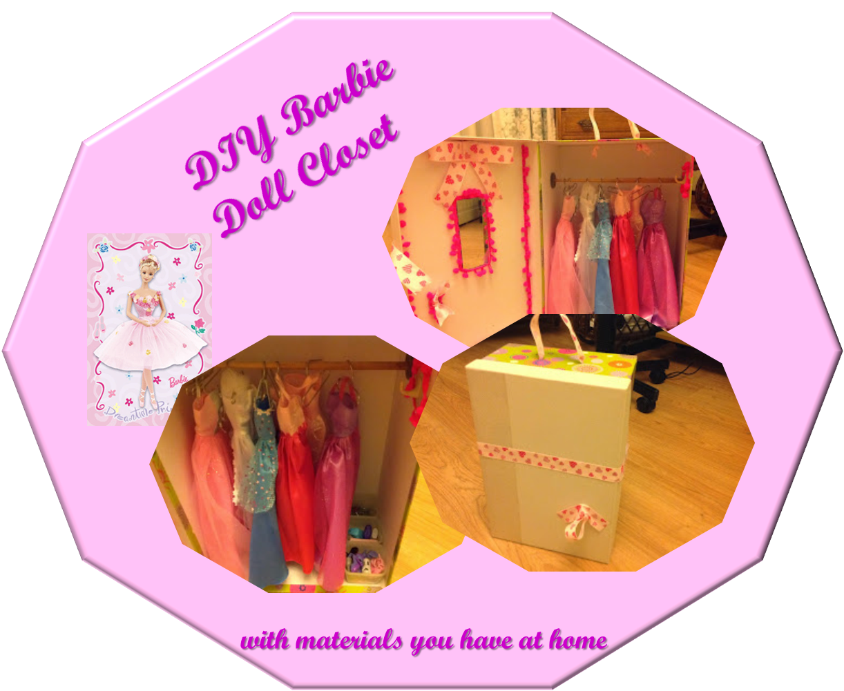 DIY Barbie doll closet Keeping it Real