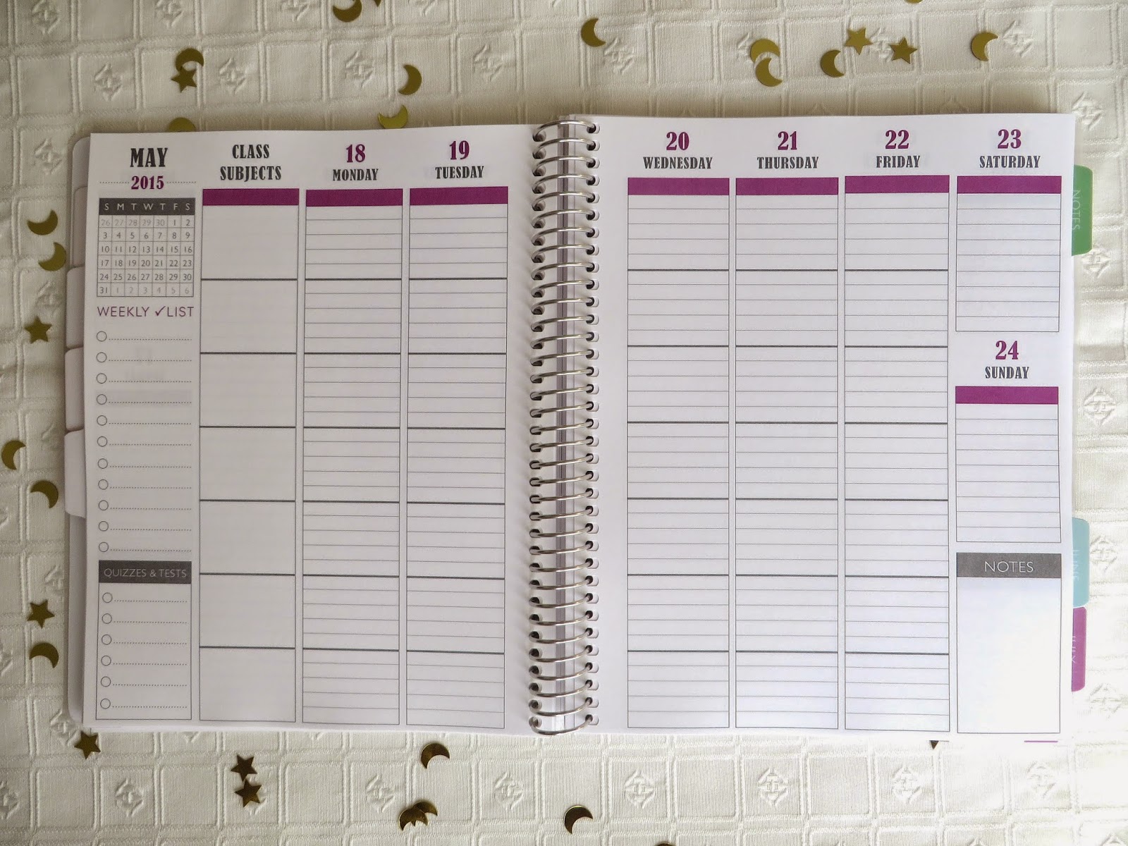 Plan With Anita Student Plum Paper Planner!