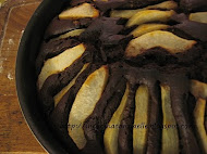 Torta cacao e pere