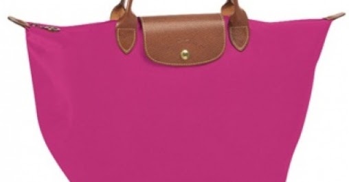 My first bags from Longchamp! Fell in love with this petal pink
