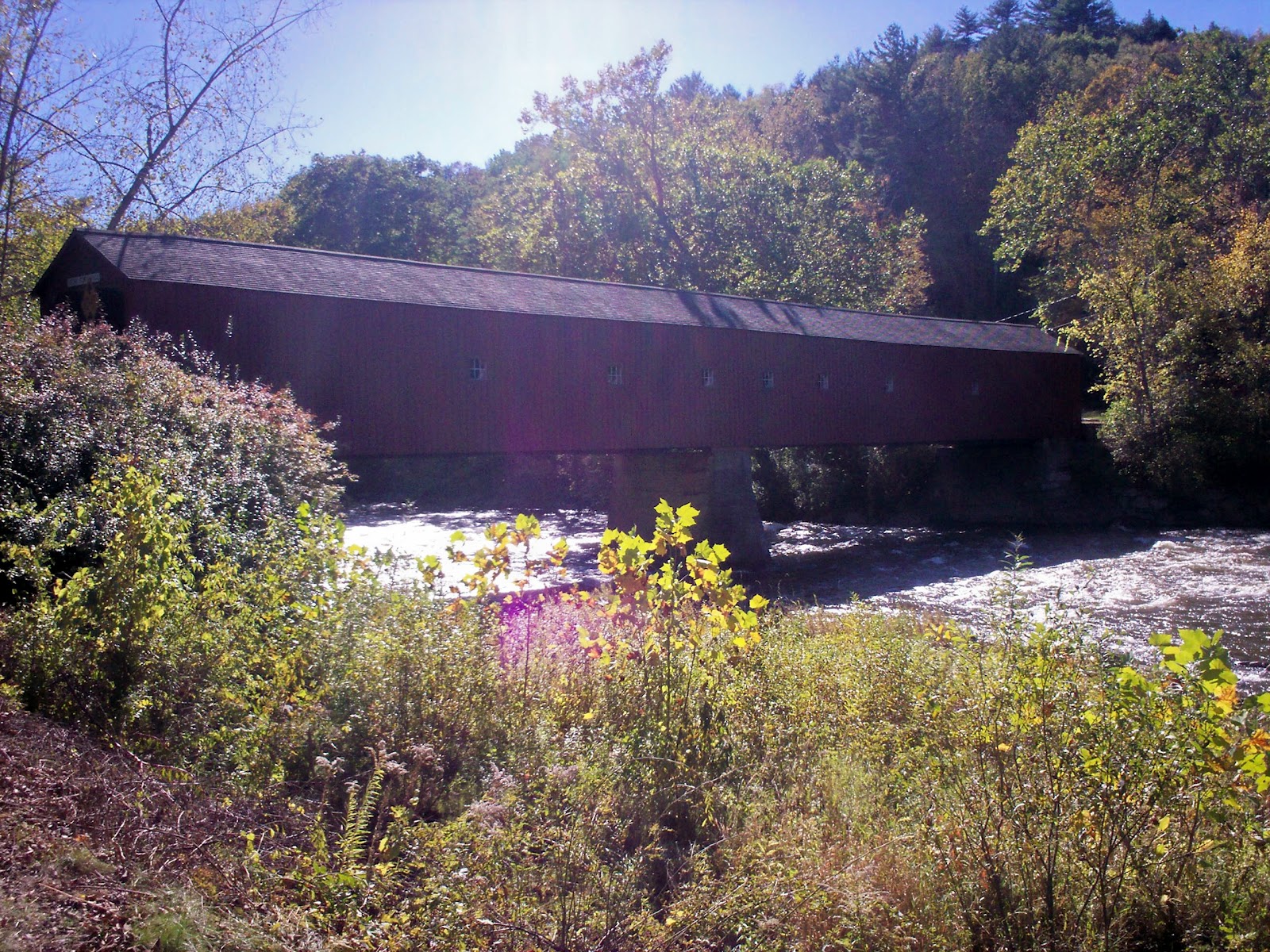 New England Travels West Cornwall Covered Bridge Connecticut
