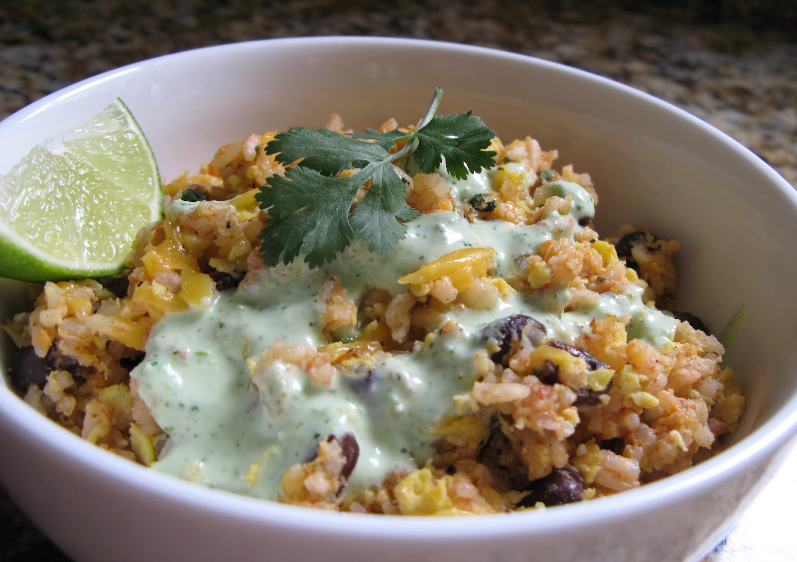 The BakeOff Flunkie TexMex Egg & Rice