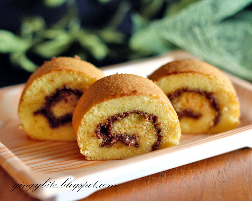 Nutella Swiss Roll 瑞士卷 The Yummy Journey