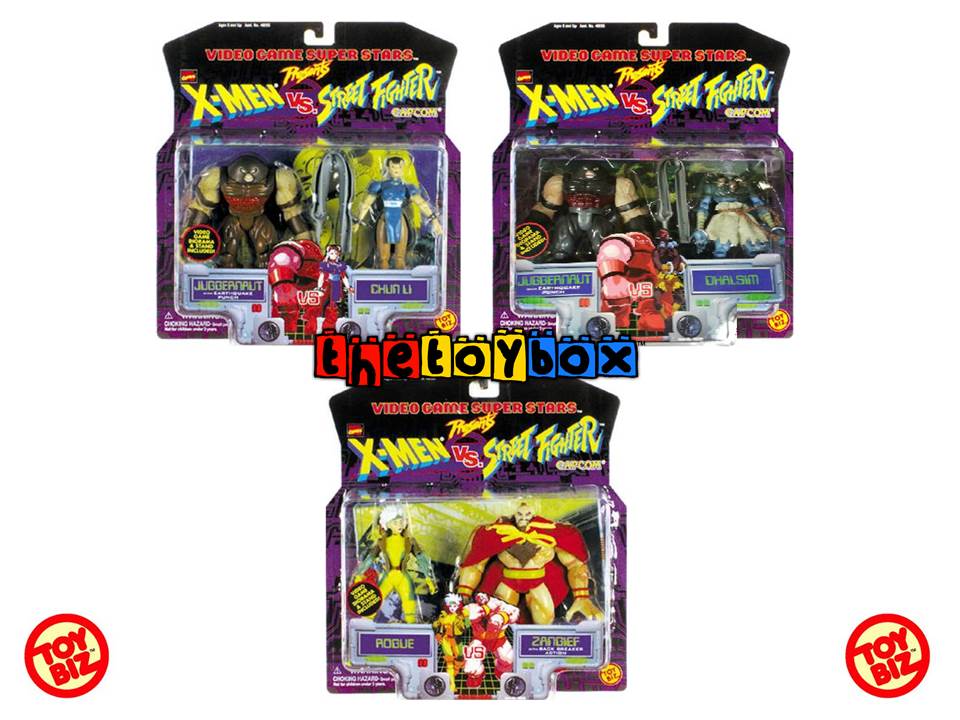 The Toy Box Video Game Super Stars XMen Vs. Street Fighter (Toy Biz)