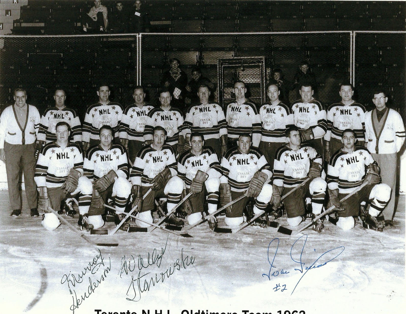Hockey Then & Now NHL Oldtimers Team Pictures